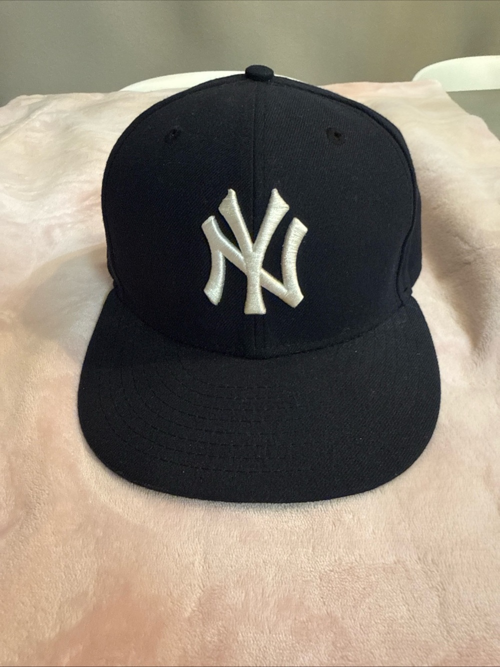 New Era New York Yankees Black White Fitted Cap